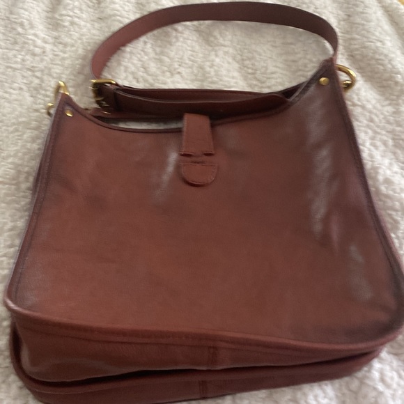FRYE NORTH SOUTH COGNAC CROSSBODY - Picture 4 of 5